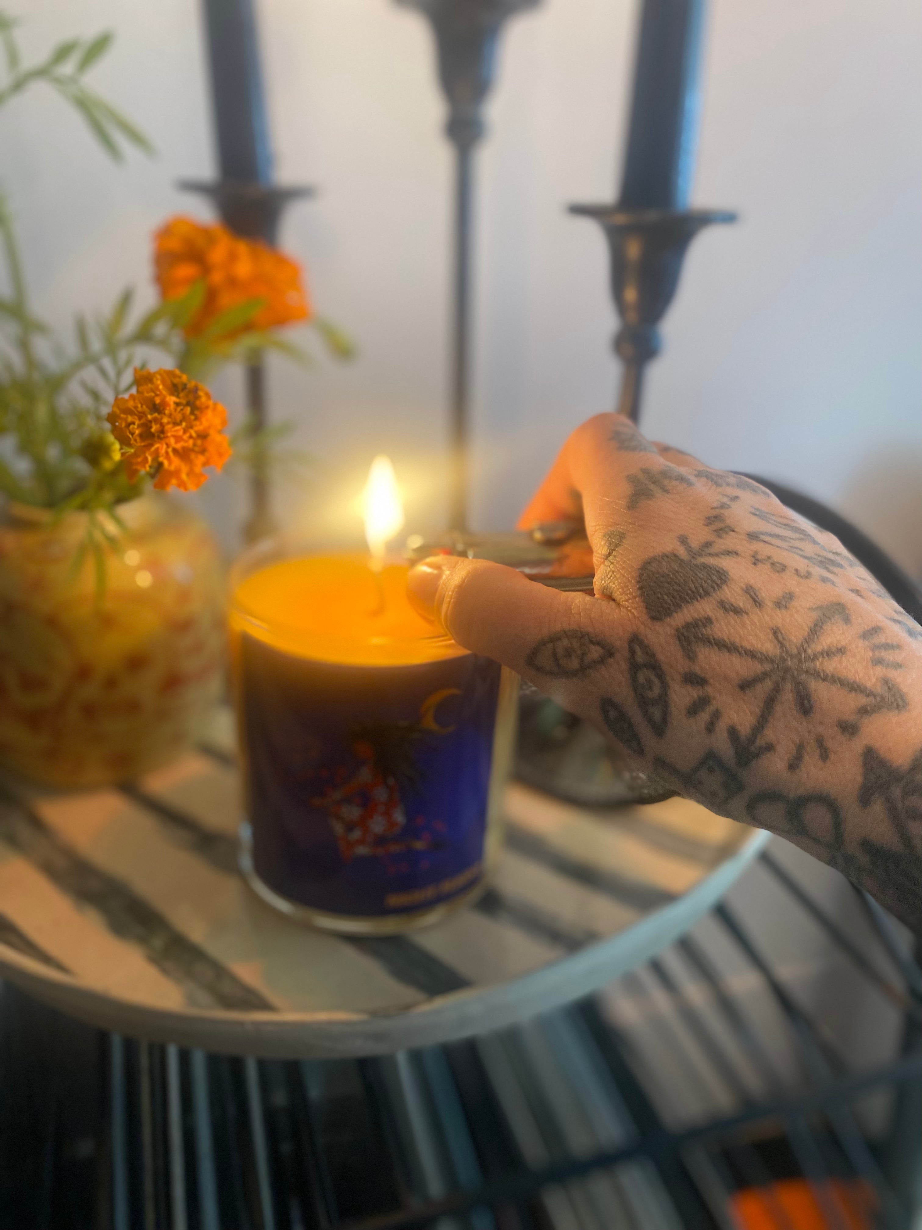 ☪︎ Night Flight - October Candle Club - Hillary Fisher White