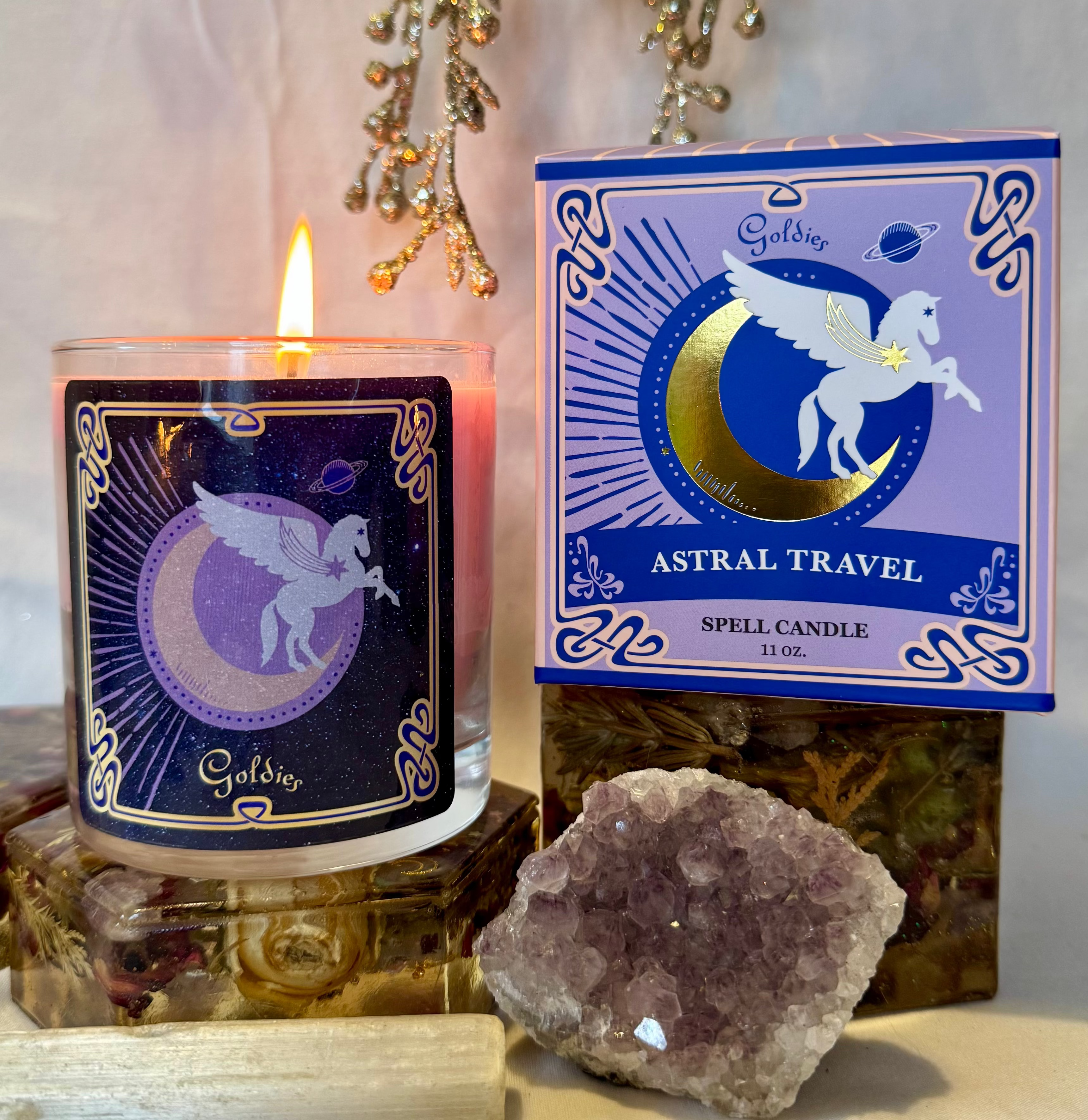 Astral Travel Spell Candle