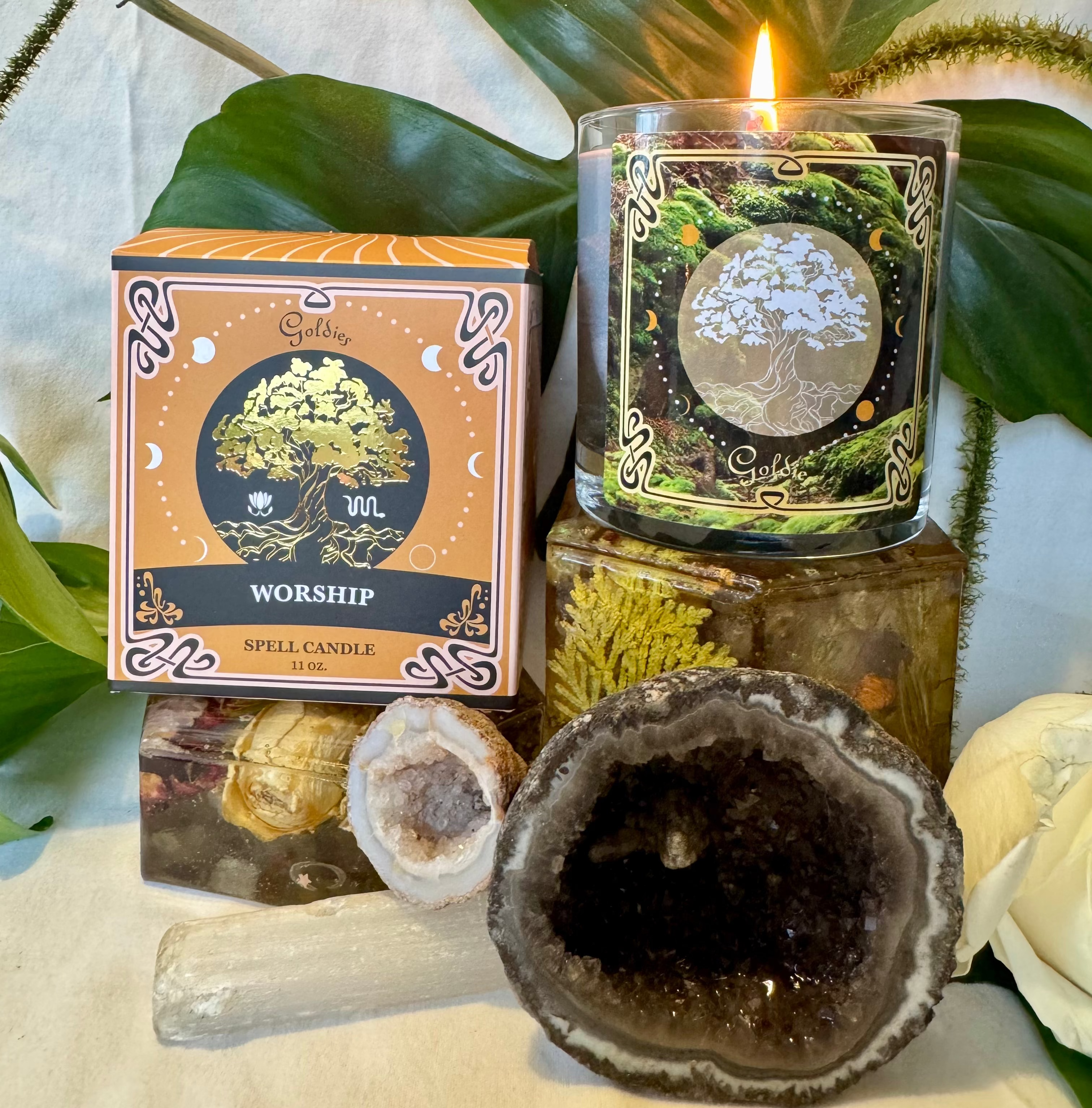 Worship Spell Candle