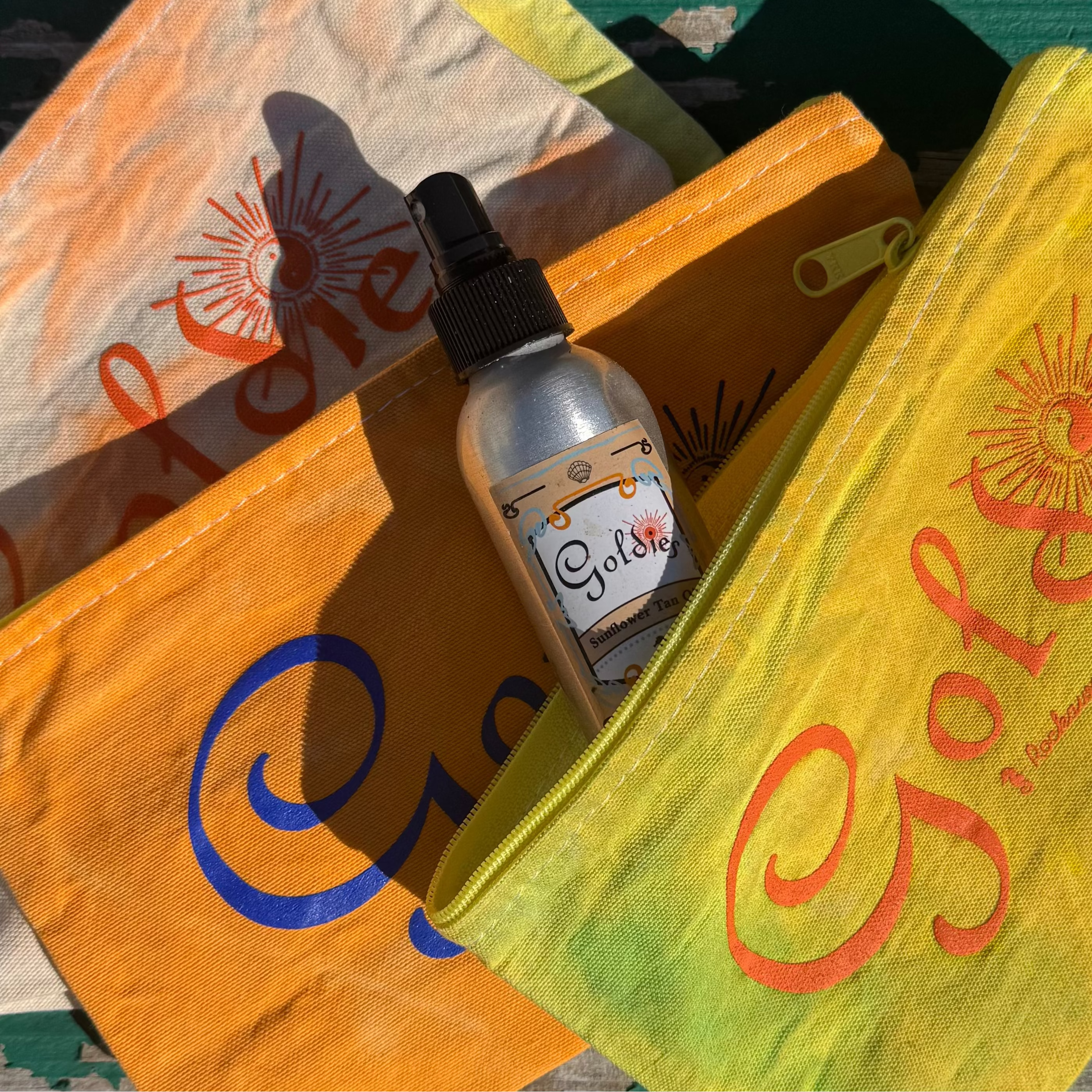 Goldies Hand-Dyed Pouch