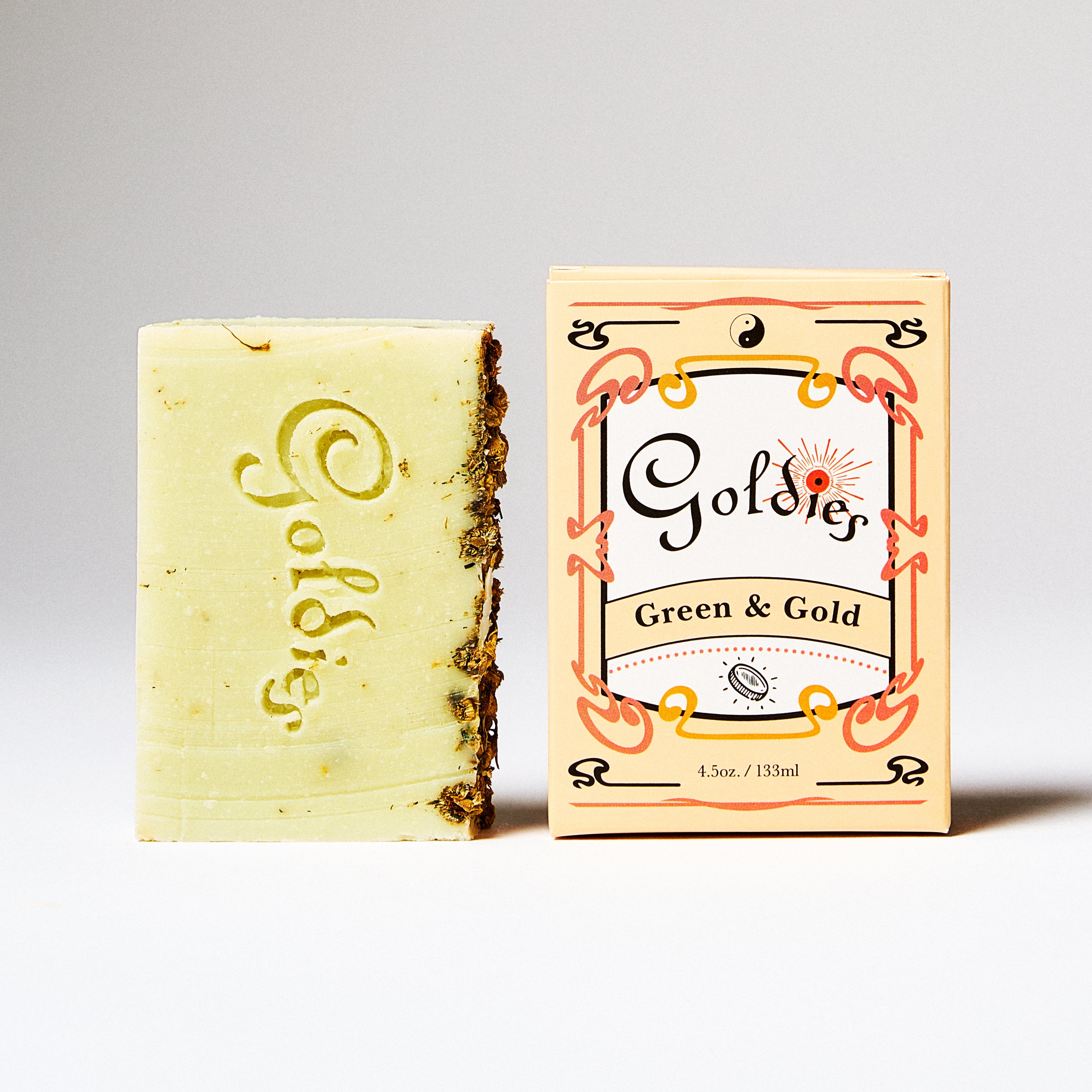 Green and Gold Soap