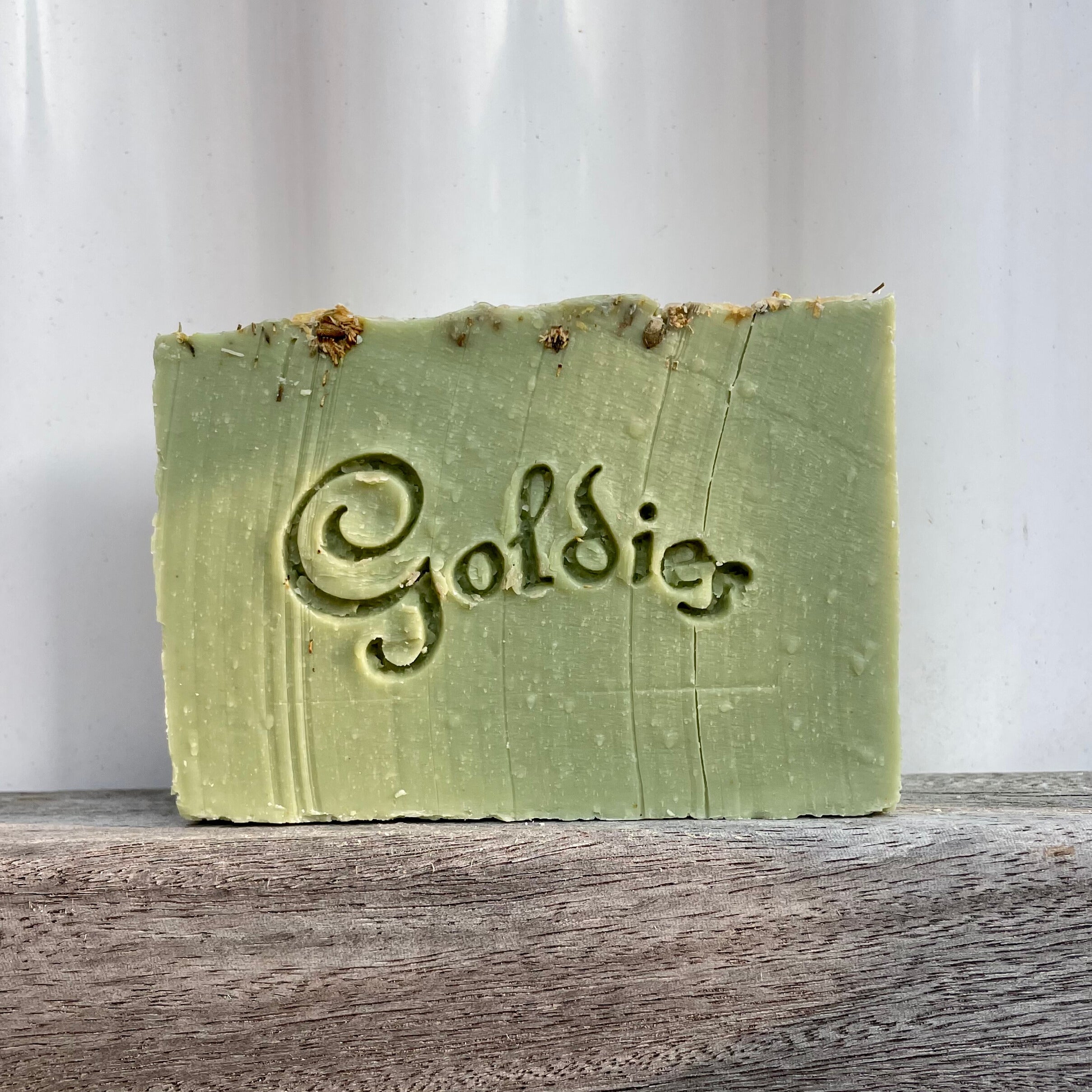 Green and Gold Bar Soap